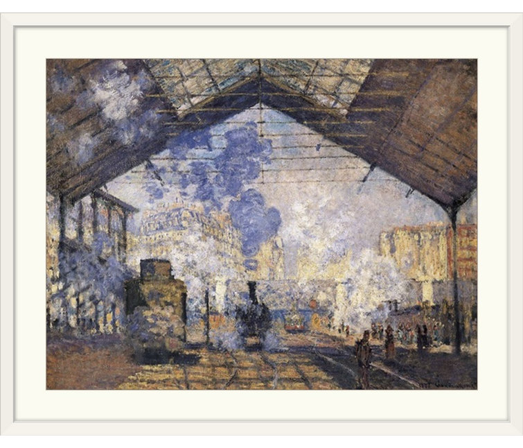 The Twillery Co.® Claude La Gare SaintLazare by Claude Print